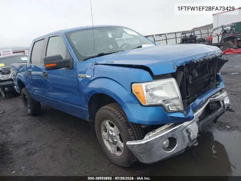 2011 Ford F-150 Xlt VIN: 1FTFW1EF2BFA73429 Lot: 39773872