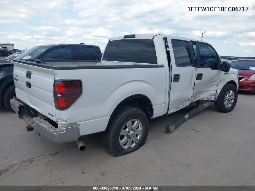 2011 Ford F-150 Xlt VIN: 1FTFW1CF1BFC06717 Lot: 39828310