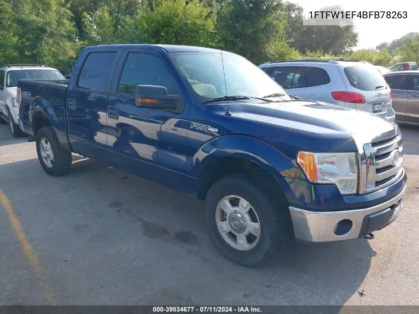 1FTFW1EF4BFB78263 2011 Ford F-150 Xlt