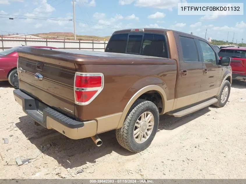 1FTFW1CF0BKD01132 2011 Ford F-150 King Ranch