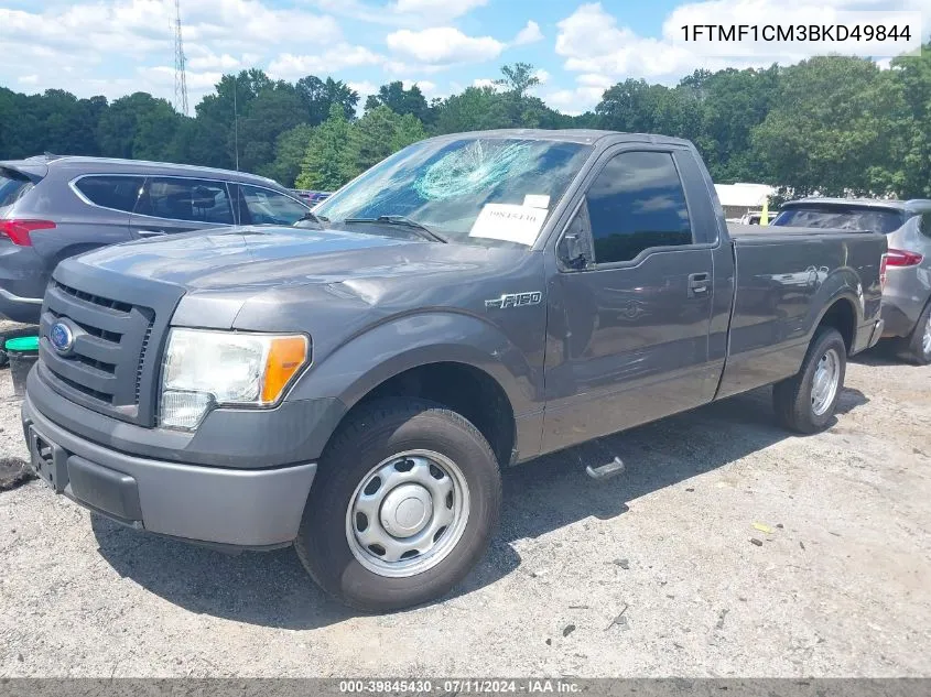 2011 Ford F-150 Xl VIN: 1FTMF1CM3BKD49844 Lot: 39845430