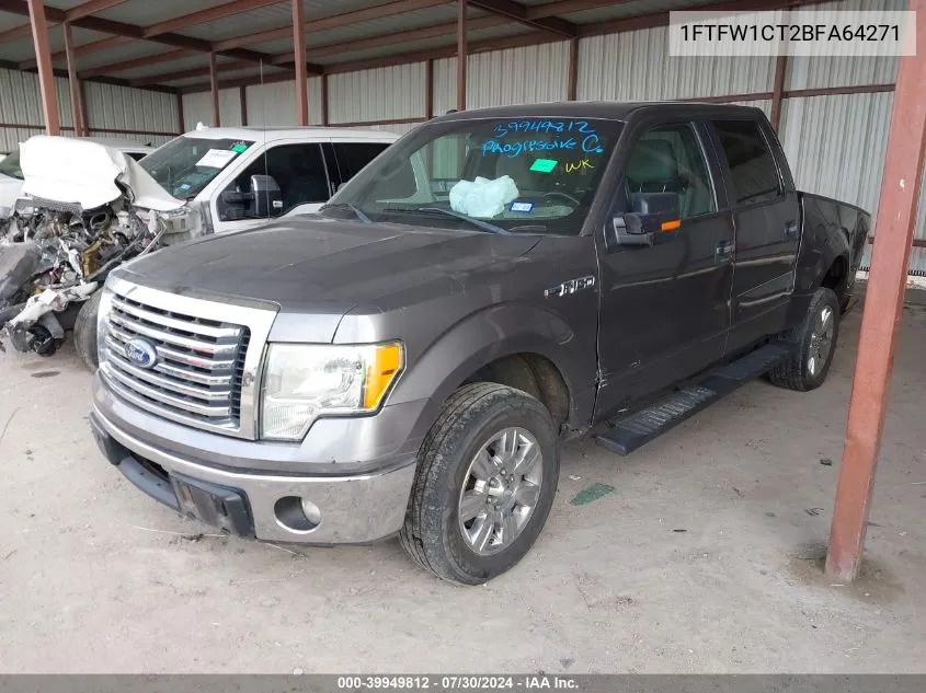 2011 Ford F-150 Xlt VIN: 1FTFW1CT2BFA64271 Lot: 39949812