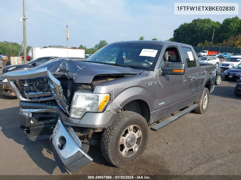 1FTFW1ETXBKE02830 2011 Ford F-150 Xlt