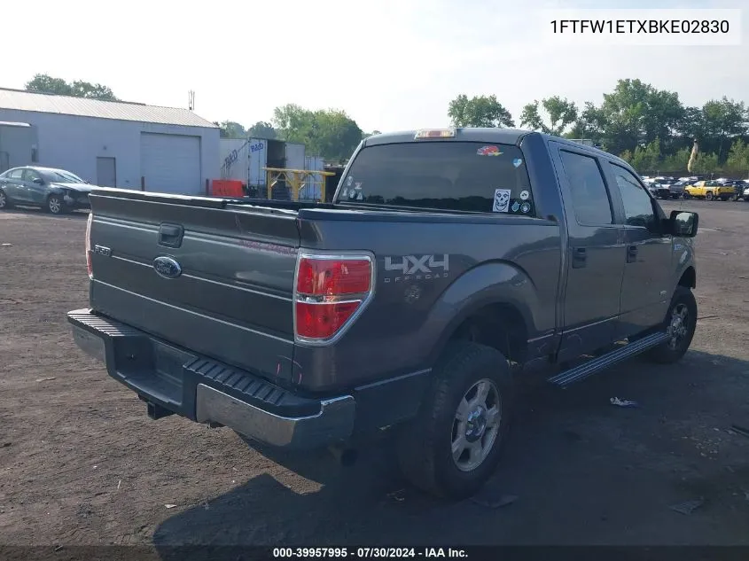 1FTFW1ETXBKE02830 2011 Ford F-150 Xlt