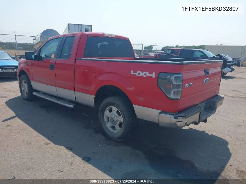 1FTFX1EF5BKD32807 2011 Ford F-150 Xlt