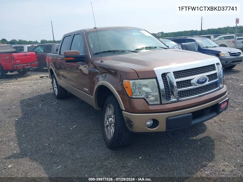 1FTFW1CTXBKD37741 2011 Ford F-150 Lariat