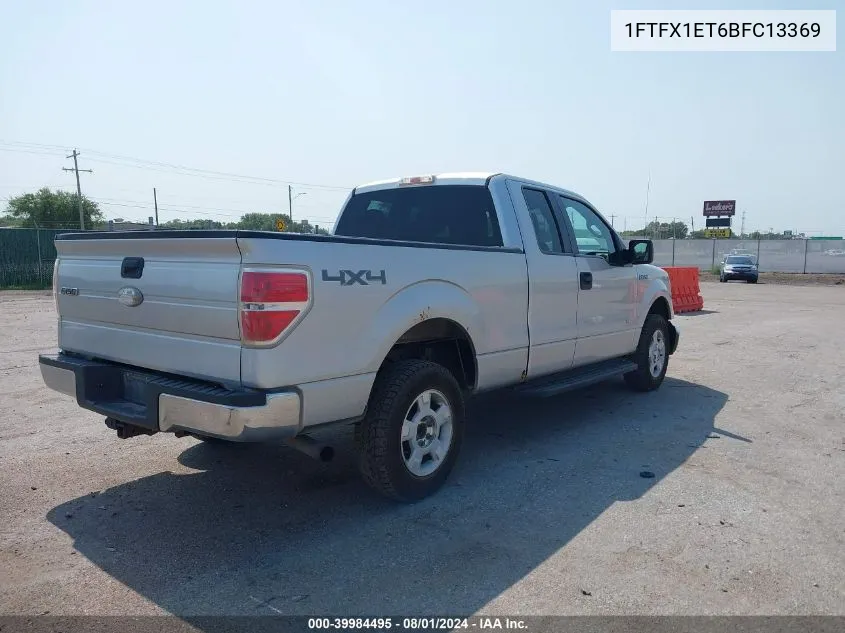 2011 Ford F-150 Xlt VIN: 1FTFX1ET6BFC13369 Lot: 39984495