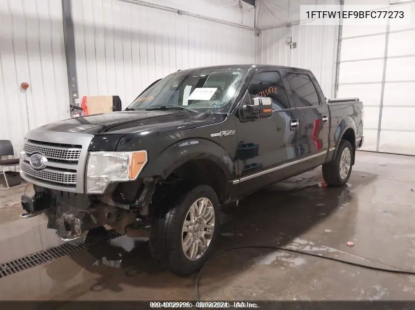 1FTFW1EF9BFC77273 2011 Ford F-150 Platinum