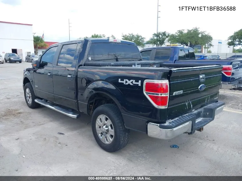 1FTFW1ET1BFB36588 2011 Ford F-150 Xlt