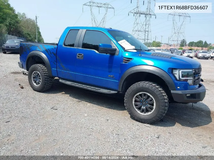 1FTEX1R68BFD36607 2011 Ford F-150 Svt Raptor