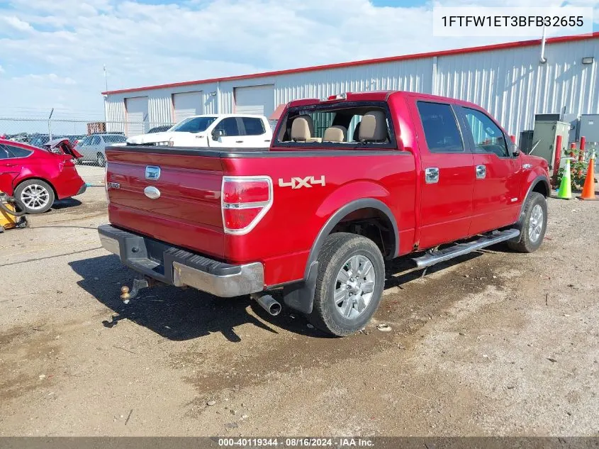 1FTFW1ET3BFB32655 2011 Ford F-150 Xlt