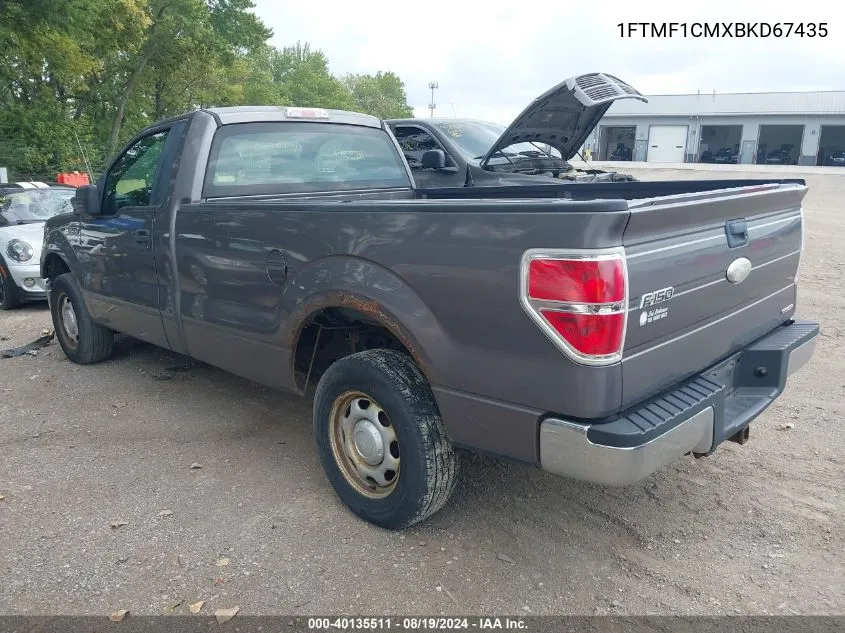 1FTMF1CMXBKD67435 2011 Ford F-150 Xl