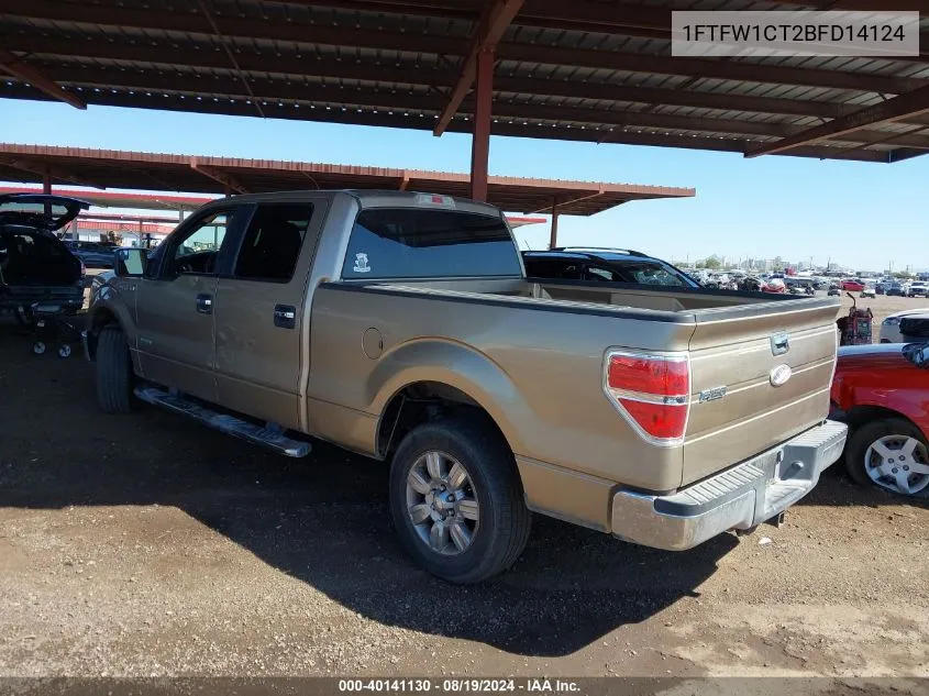 2011 Ford F-150 Xlt VIN: 1FTFW1CT2BFD14124 Lot: 40141130