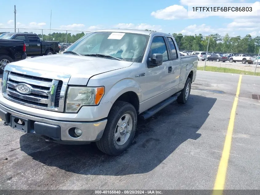 2011 Ford F-150 Xlt VIN: 1FTFX1EF6BFC86803 Lot: 40155840