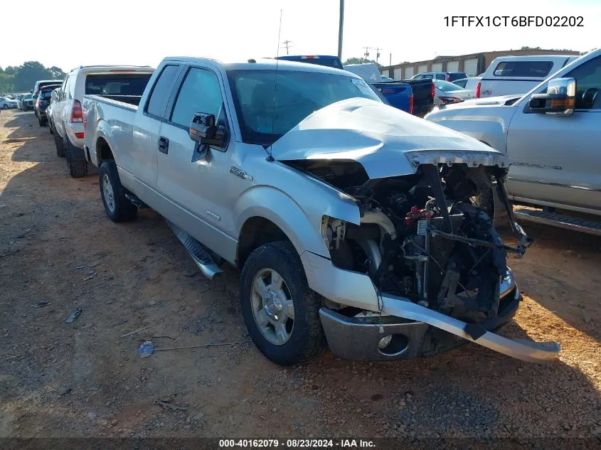 1FTFX1CT6BFD02202 2011 Ford F-150 Xlt