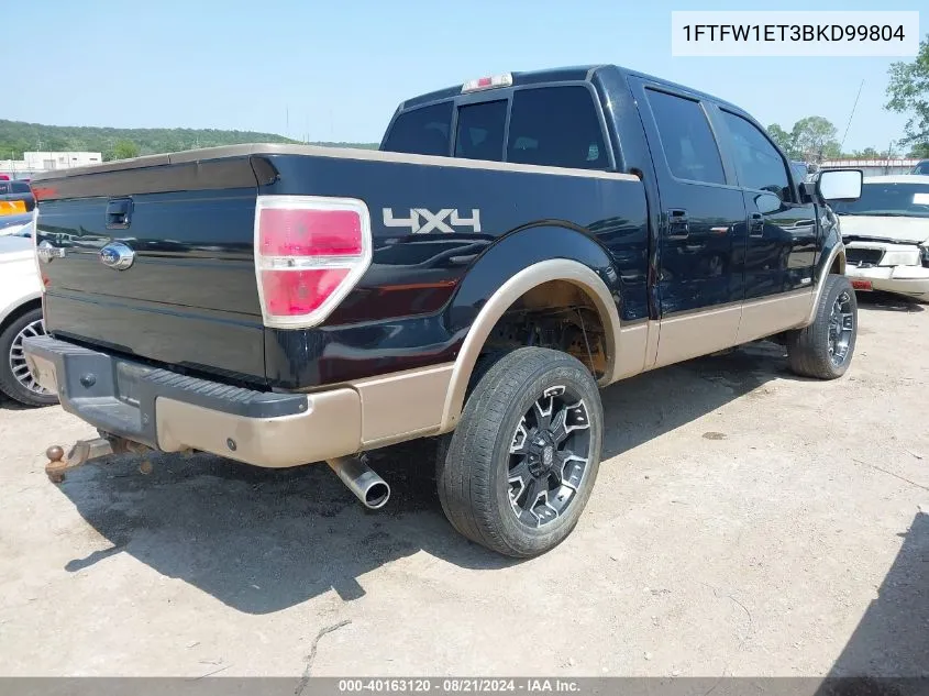 1FTFW1ET3BKD99804 2011 Ford F-150 King Ranch