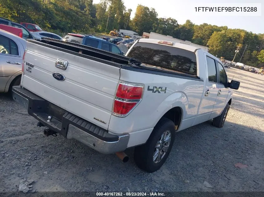 1FTFW1EF9BFC15288 2011 Ford F-150 Xl