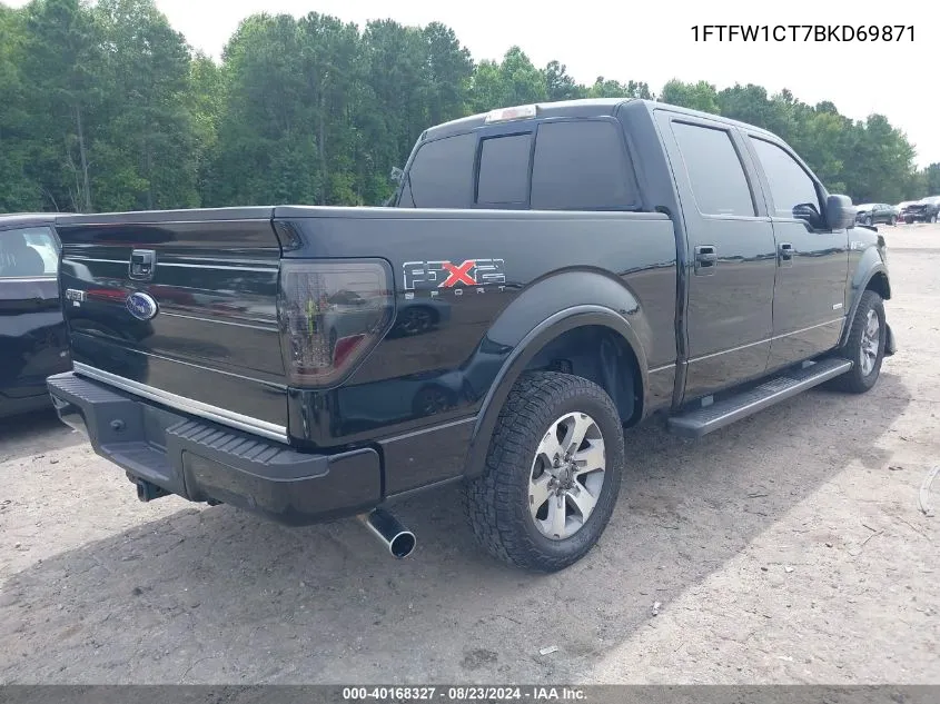 1FTFW1CT7BKD69871 2011 Ford F-150 Fx2