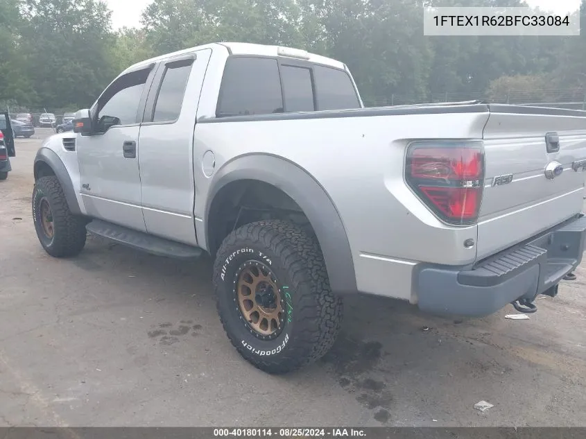 1FTEX1R62BFC33084 2011 Ford F-150 Svt Raptor