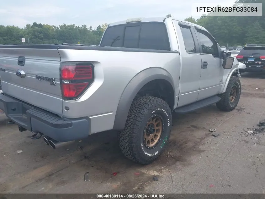 1FTEX1R62BFC33084 2011 Ford F-150 Svt Raptor