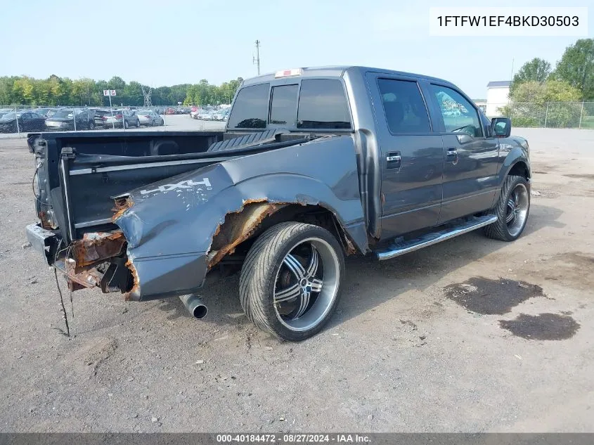 2011 Ford F-150 Xlt VIN: 1FTFW1EF4BKD30503 Lot: 40184472