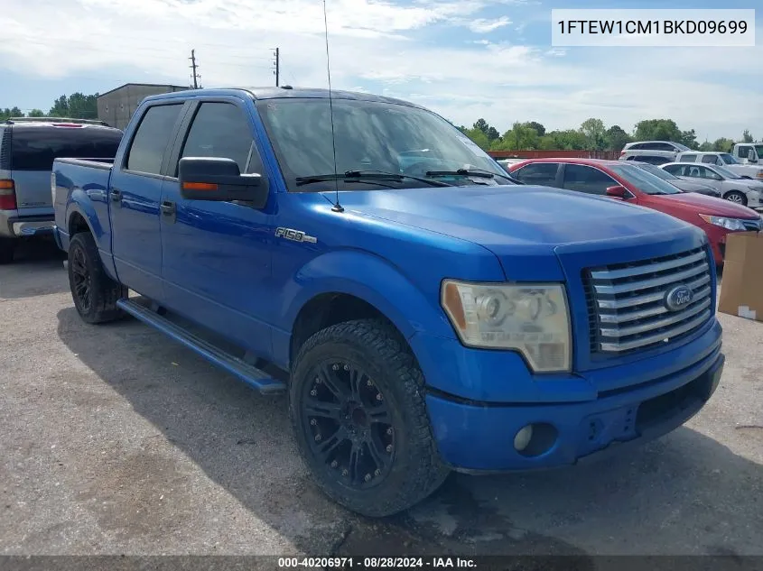 1FTEW1CM1BKD09699 2011 Ford F-150 Xlt