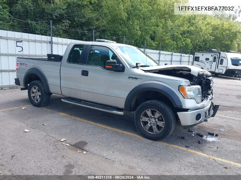 1FTFX1EFXBFA77032 2011 Ford F-150 Stx