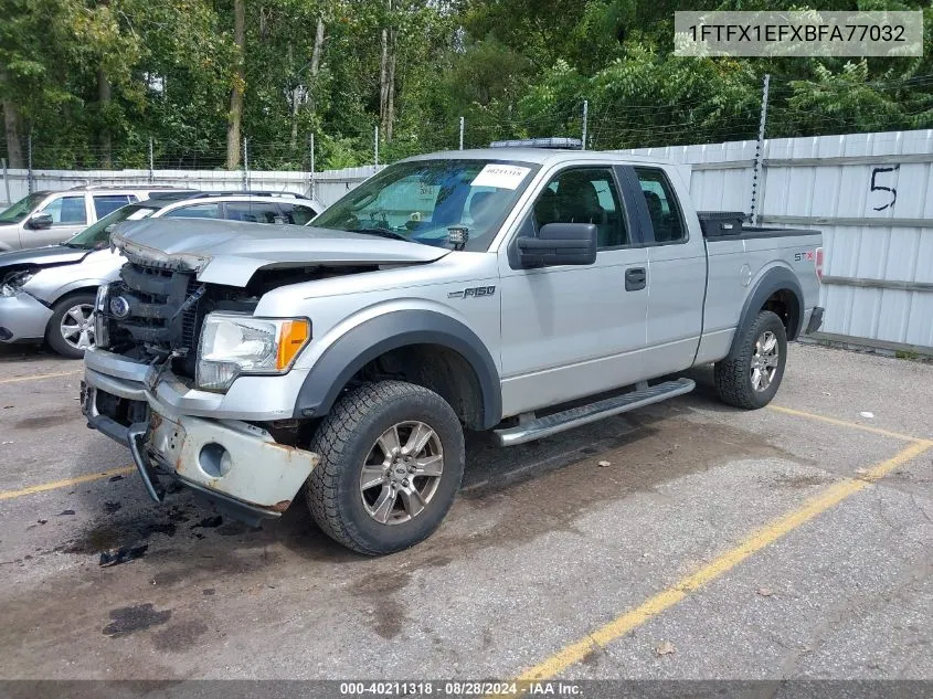 2011 Ford F-150 Stx VIN: 1FTFX1EFXBFA77032 Lot: 40211318