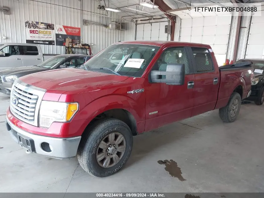 1FTFW1ETXBFD04888 2011 Ford F-150 Xlt