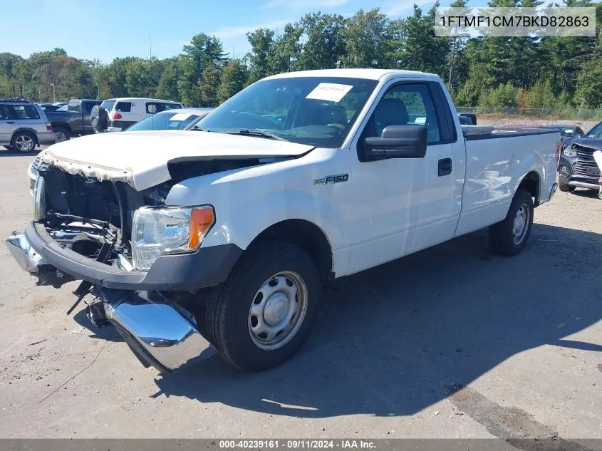 2011 Ford F-150 Xl VIN: 1FTMF1CM7BKD82863 Lot: 40239161