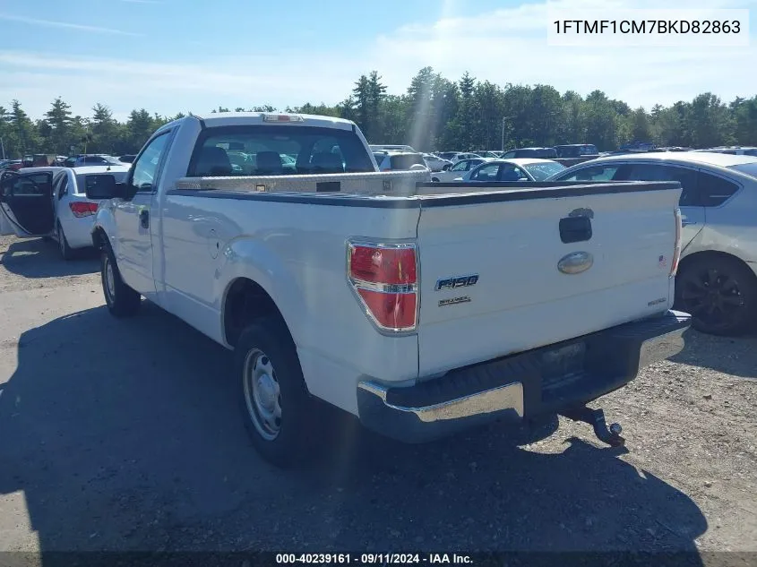 1FTMF1CM7BKD82863 2011 Ford F-150 Xl