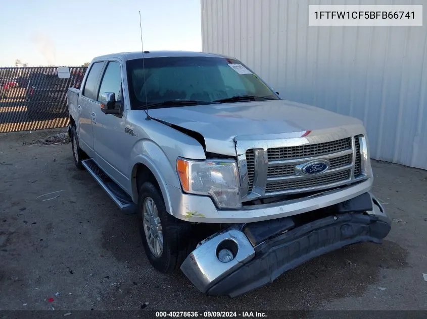 2011 Ford F-150 Lariat VIN: 1FTFW1CF5BFB66741 Lot: 40278636