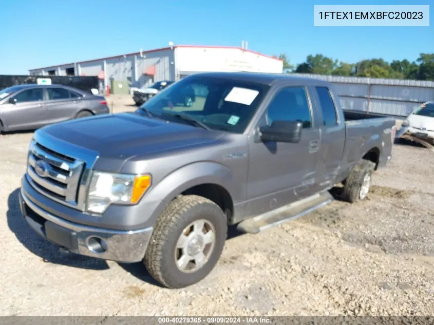 2011 Ford F-150 Xlt VIN: 1FTEX1EMXBFC20023 Lot: 40279365