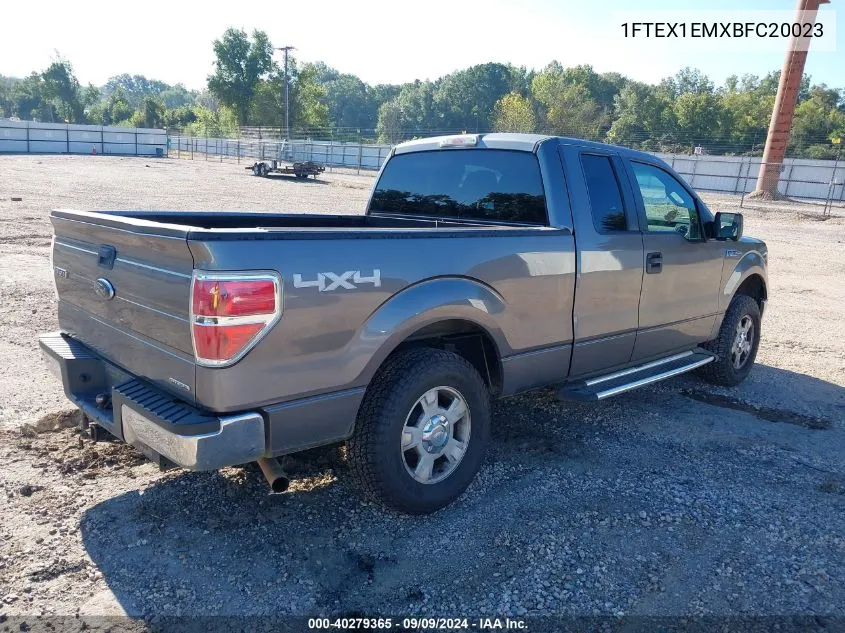 2011 Ford F-150 Xlt VIN: 1FTEX1EMXBFC20023 Lot: 40279365