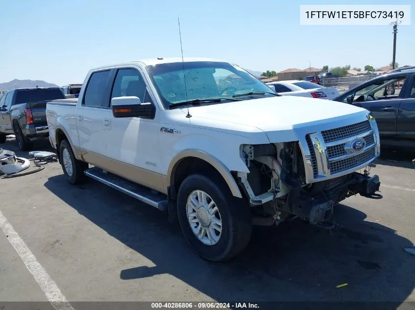 1FTFW1ET5BFC73419 2011 Ford F-150 Lariat