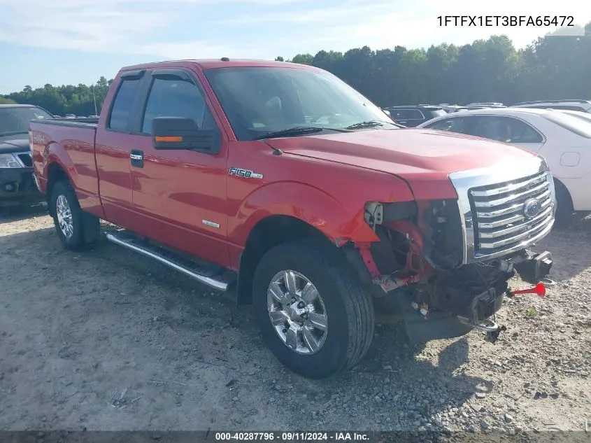 2011 Ford F-150 Xlt VIN: 1FTFX1ET3BFA65472 Lot: 40287796