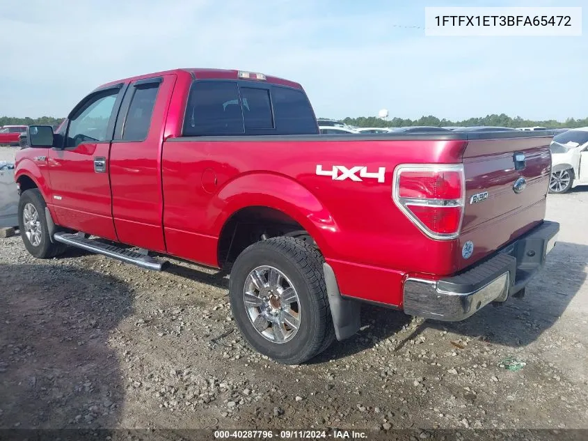 1FTFX1ET3BFA65472 2011 Ford F-150 Xlt