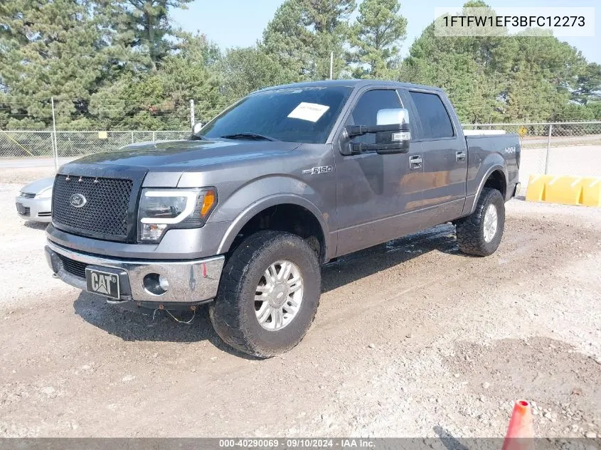 1FTFW1EF3BFC12273 2011 Ford F150 Supercrew