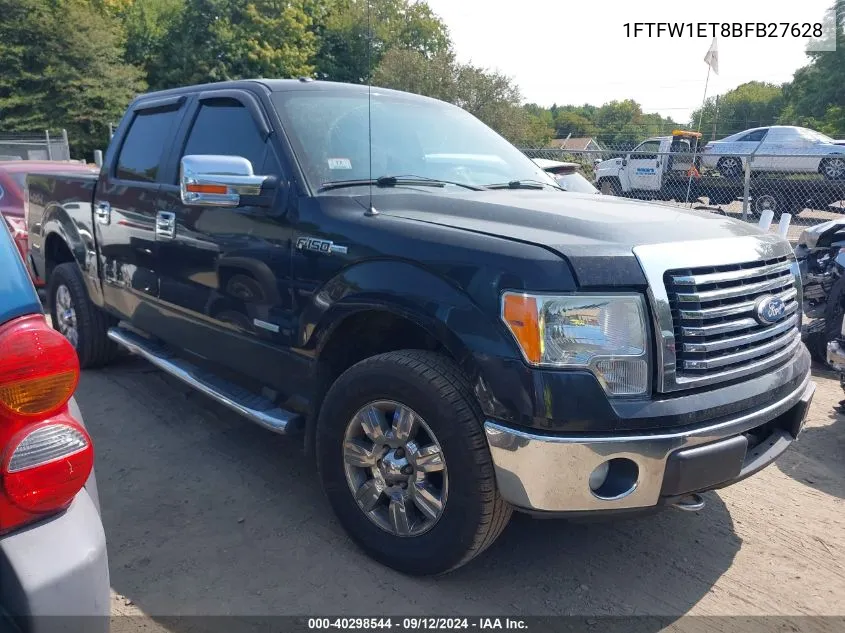 2011 Ford F-150 Xlt VIN: 1FTFW1ET8BFB27628 Lot: 40298544