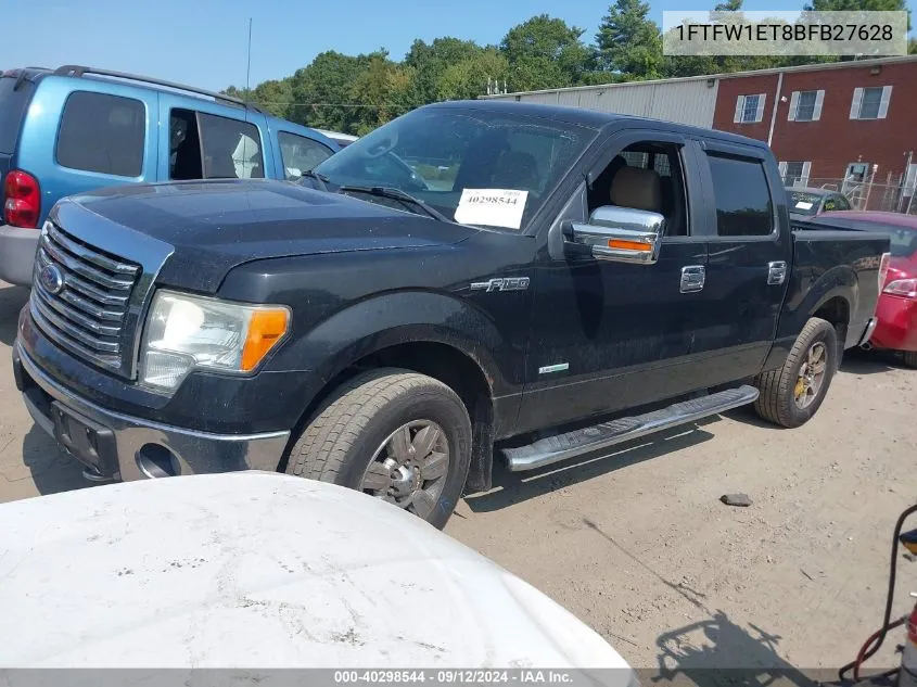 2011 Ford F-150 Xlt VIN: 1FTFW1ET8BFB27628 Lot: 40298544