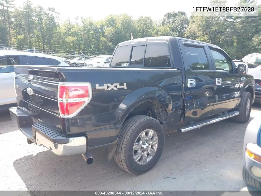 1FTFW1ET8BFB27628 2011 Ford F-150 Xlt