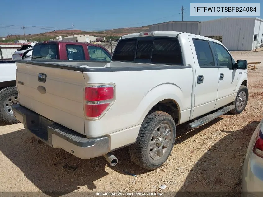 1FTFW1CT8BFB24084 2011 Ford F-150 Xlt