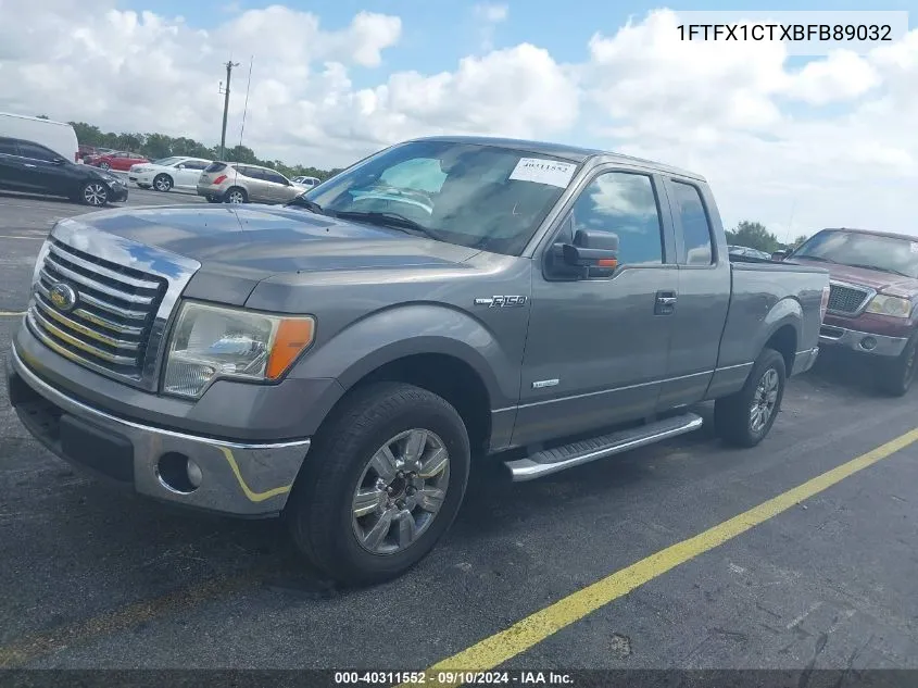 2011 Ford F-150 Xlt VIN: 1FTFX1CTXBFB89032 Lot: 40311552