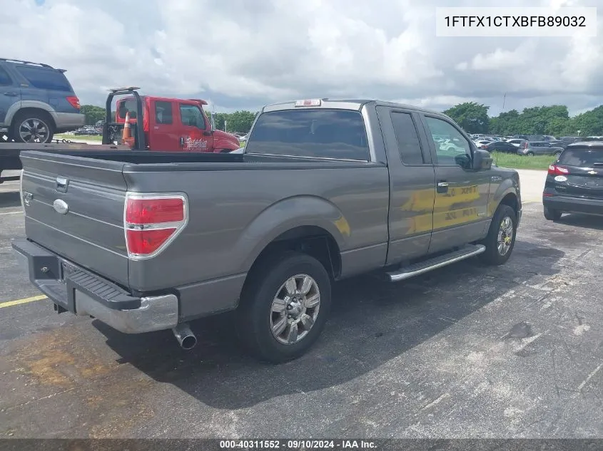 1FTFX1CTXBFB89032 2011 Ford F-150 Xlt