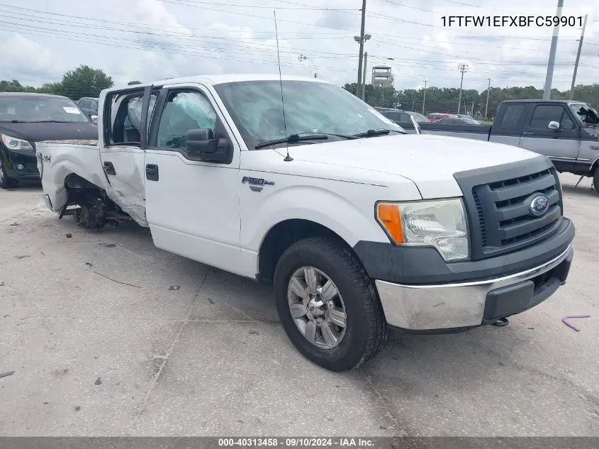 2011 Ford F-150 Xl VIN: 1FTFW1EFXBFC59901 Lot: 40313458