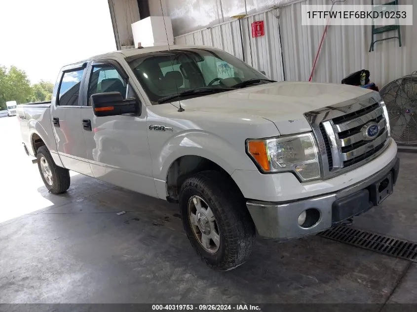 2011 Ford F-150 Xlt VIN: 1FTFW1EF6BKD10253 Lot: 40319753