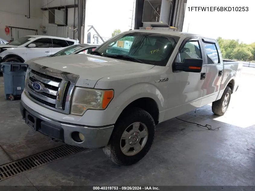 2011 Ford F-150 Xlt VIN: 1FTFW1EF6BKD10253 Lot: 40319753