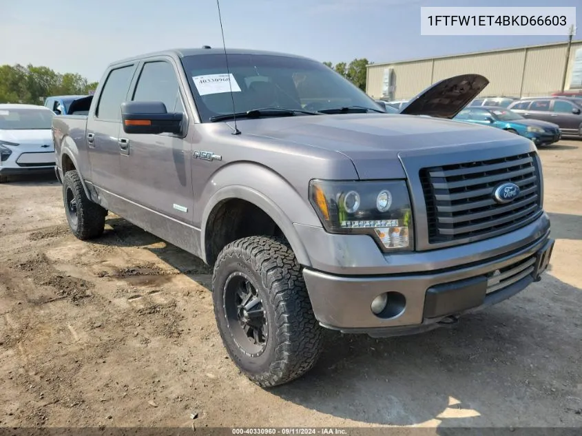 1FTFW1ET4BKD66603 2011 Ford F-150 Fx4