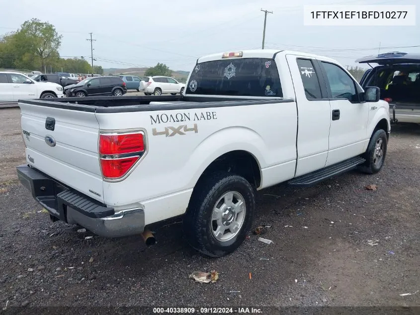 2011 Ford F-150 Xlt VIN: 1FTFX1EF1BFD10277 Lot: 40338909