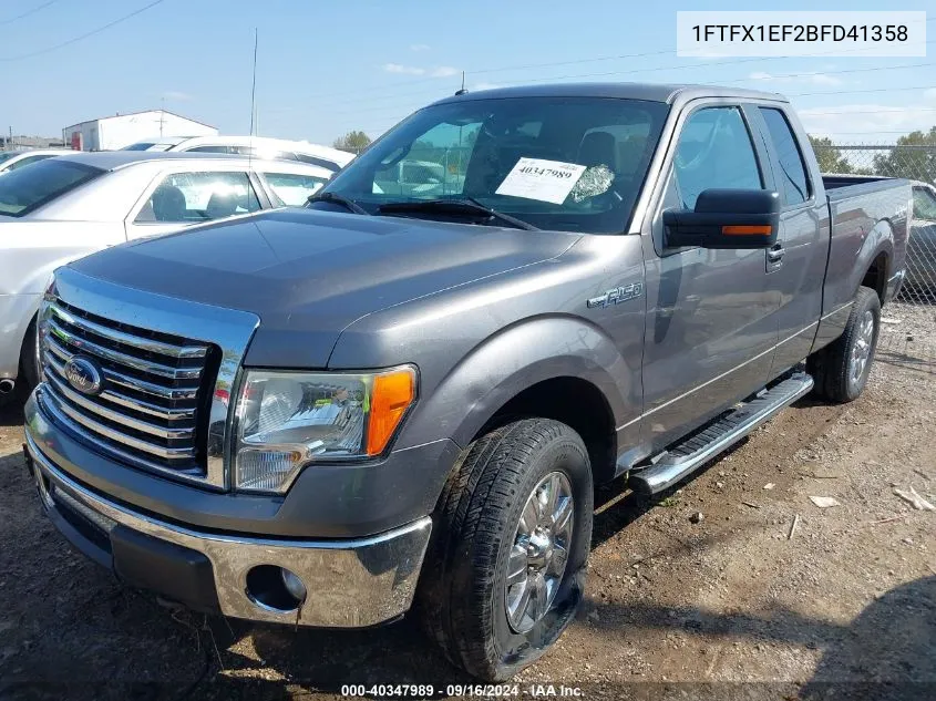 2011 Ford F-150 Xlt VIN: 1FTFX1EF2BFD41358 Lot: 40347989